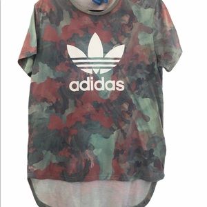 Adidas tie dye marble dipped shirt